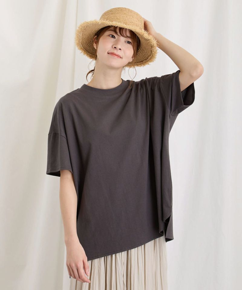 E.m.m.M(イーム) ラウンドヘムTシャツ