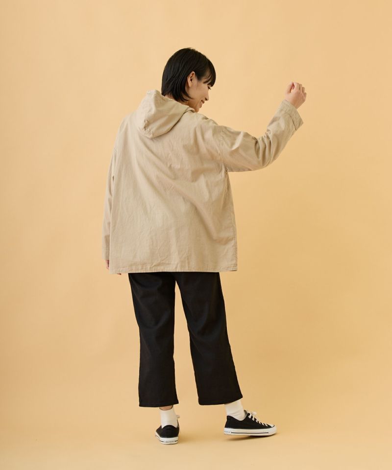 E.m.m.M(イーム)コットンツイルフードシャツ