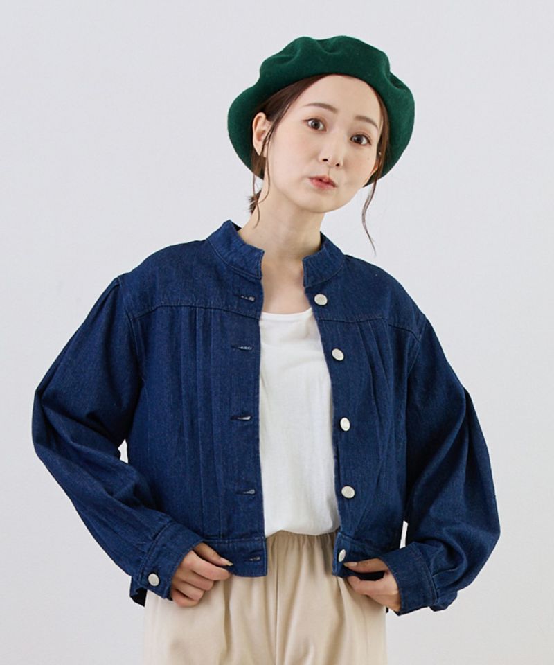 keitto(ケイット)ふくらむパンのネーム付デニムジャケット