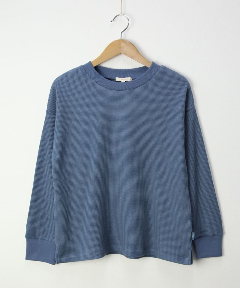keitto(ケイット)収穫カラーワッフルカットプルオーバー