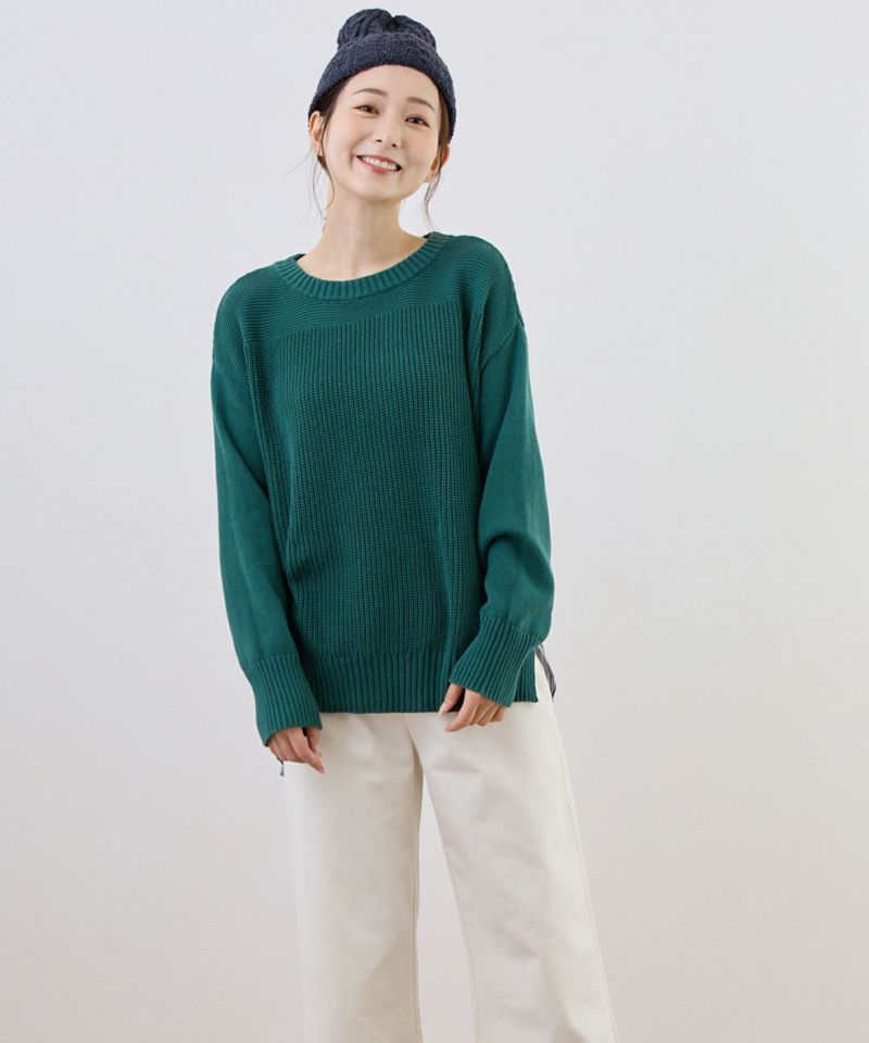 NORTHERN TRUCK(ノーザントラック)異素材ドッキングニットプルオーバー