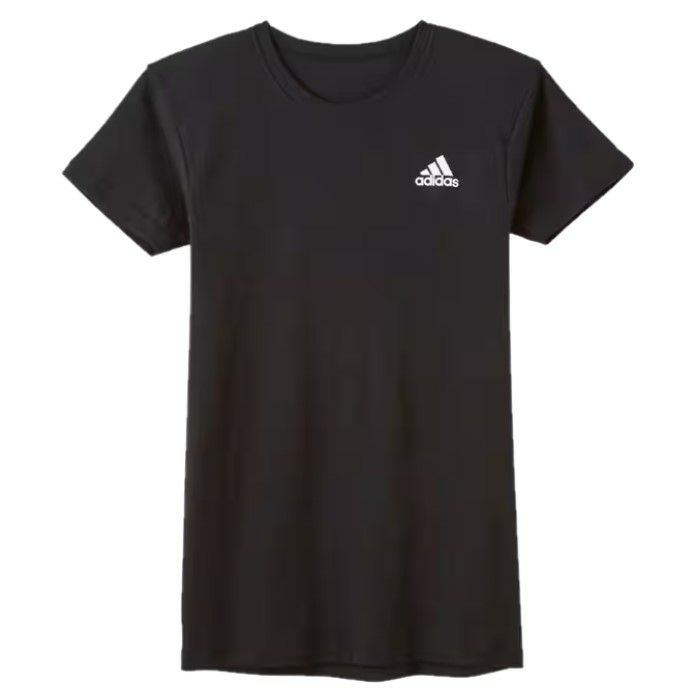 adidas アディダス Tシャツ ブラック スポーツブランドのadidas(アディダス)の半袖Tシャツを【公式限定10